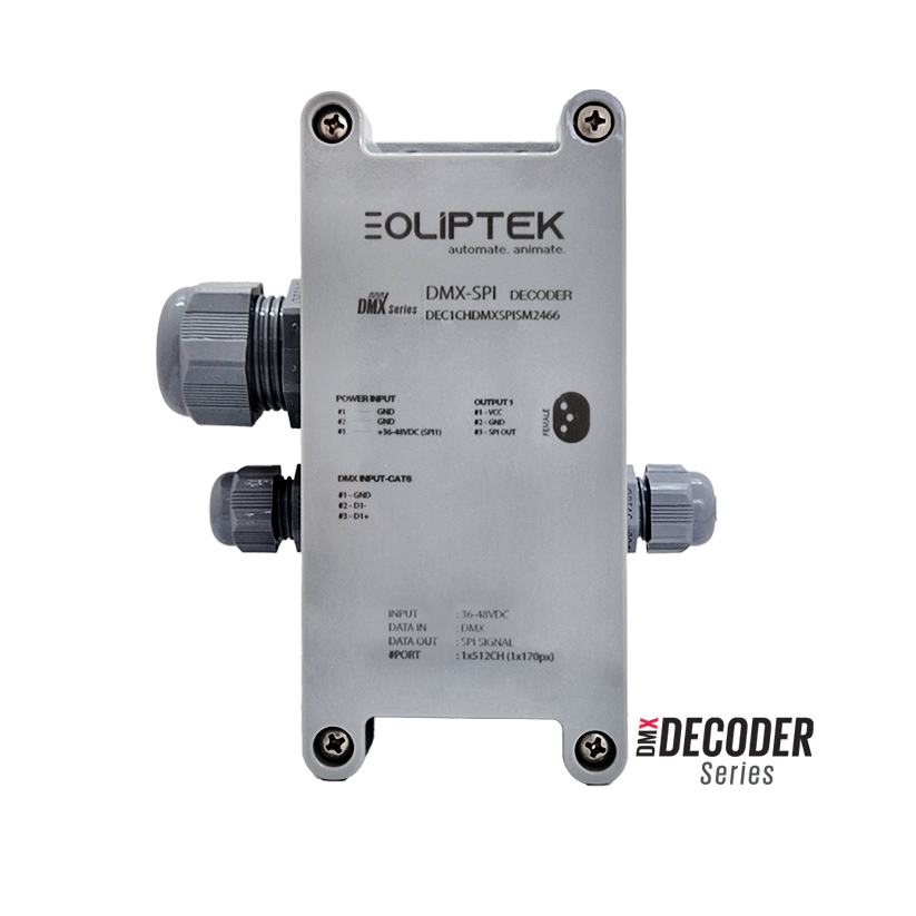 DMX / SPI DECODER 1 CH