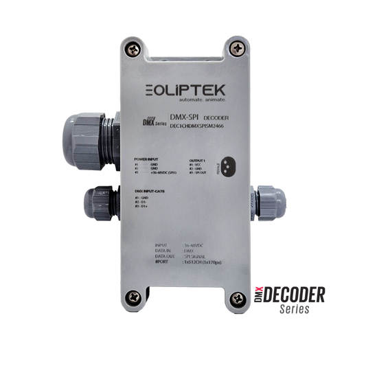DMX / SPI DECODER 1 CH