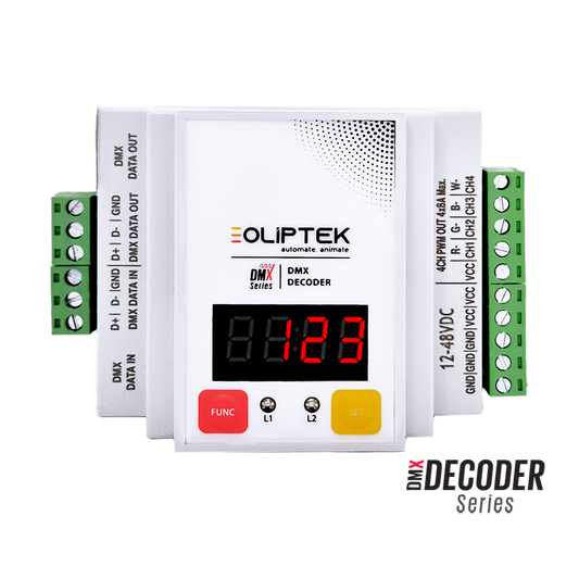 DMX / PWM DECODER 4 CH RGBW CV