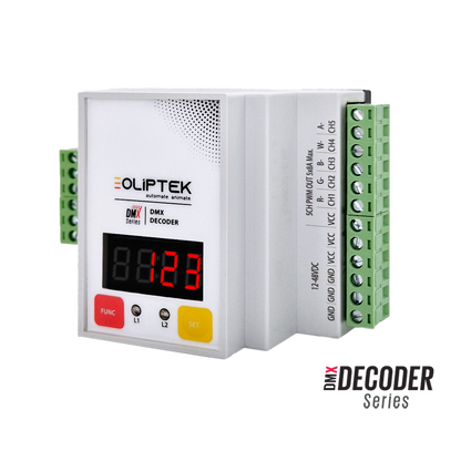 DMX / PWM DECODER 5 CH RGBWA CV