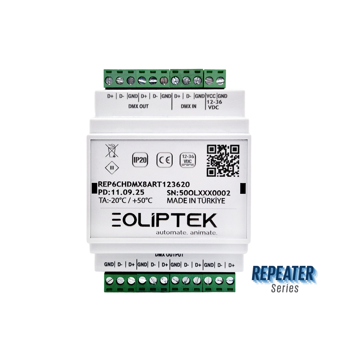 DMX Repeater 6 CH