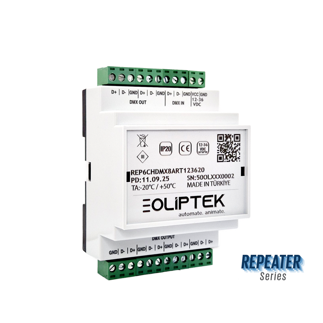 DMX Repeater 6 CH