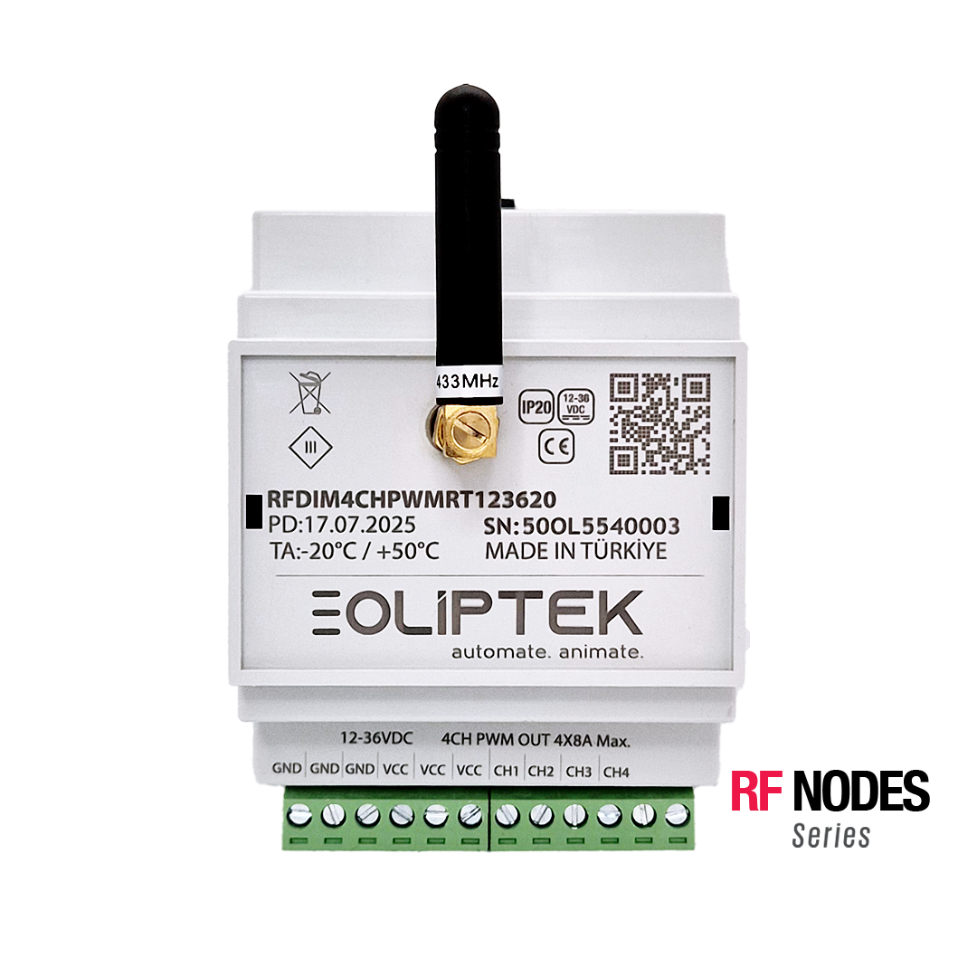 RF 433MHz PWM DIMMER 4CH