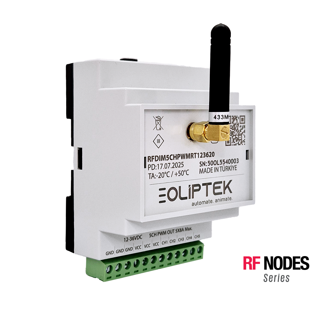 RF 433MHz PWM DIMMER 5CH