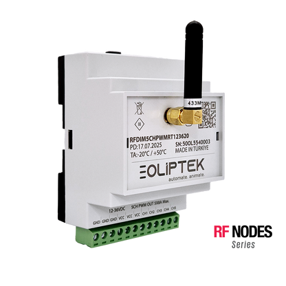 RF 433MHz PWM DIMMER 5CH