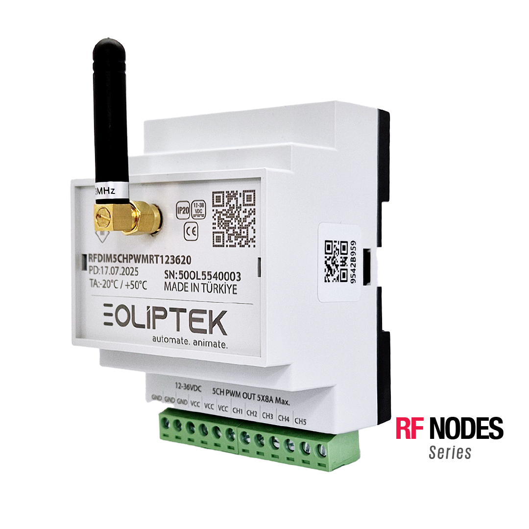 RF 433MHz PWM DIMMER 5CH